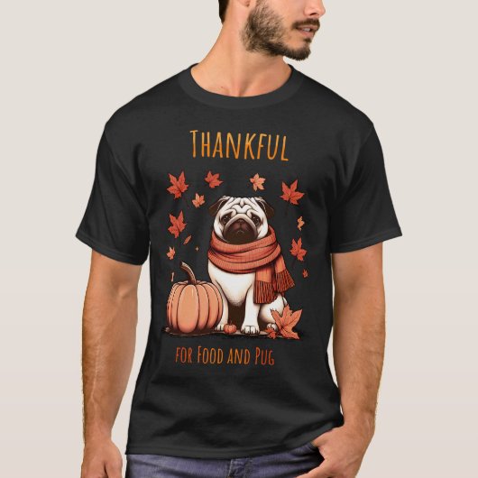 Weiblicher Mops Hund T-Shirt (Vorderseite)