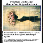 Weiblicher Naturgeist, Rose CZ3R Decoupage Seidenpapier