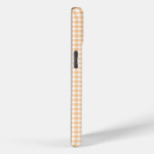 Weiblicher Orange Karo Rosen Kranz Kreuz Bibel Case-Mate iPhone Hülle (Rückseite / Rechts)