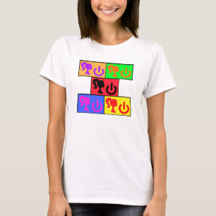 Weiblicher Power T-Shirt