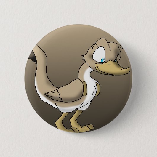 Weiblicher Reptilian-Enten-Knopf Button (Vorderseite)