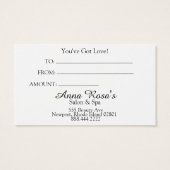 *~* Weiblicher Salon & Wellness-Center Chic Abstra (Rückseite)