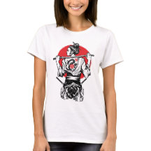 Weiblicher Samurai-Krieger – Dragon Rose Tattoo Ja