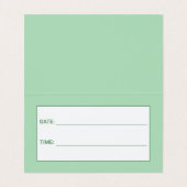 Weiblicher Tierarzt - Kundenernennung Visitenkarten (Innenseite Aufgefaltet)