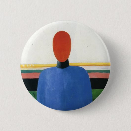 Weiblicher Torso durch Kazimir Malevich Button (Vorderseite)