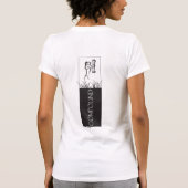 Weiblicher Verbundbogenschütze - centerpunch T-Shirt (Rückseite)