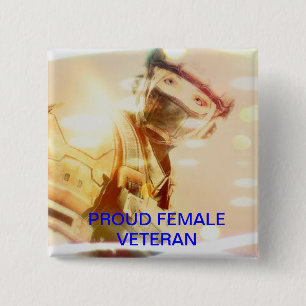WEIBLICHER VETERANEN-KNOPF BUTTON