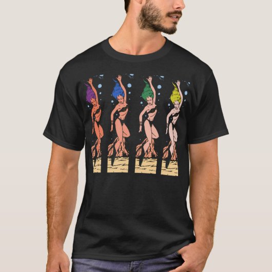 Weiblicher Weltraum-Alien T-Shirt (Vorderseite)