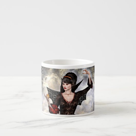 Weiblicher Zauberer Espressotasse (Vorderseite)