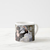 Weiblicher Zauberer Espressotasse (Vorderseite Rechts)