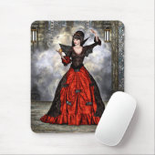 Weiblicher Zauberer Mousepad (Mit Mouse)