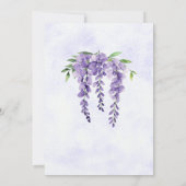 Weibliches Alter Geburtstag florales klassisches E Einladung (Rückseite)