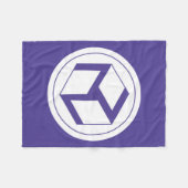 Weibliches Antahkarana - Yin Antahkarana Fleecedecke (Vorderseite (Horizontal))