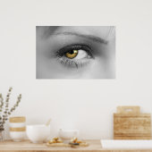 Weibliches Auge Poster (Küche)