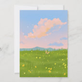 Weibliches Brautparty Einladung (Rückseite)