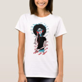 Weibliches DJ T-Shirt (Vorderseite)