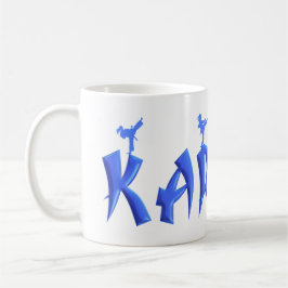 WEIBLICHES KARATE KAFFEETASSE