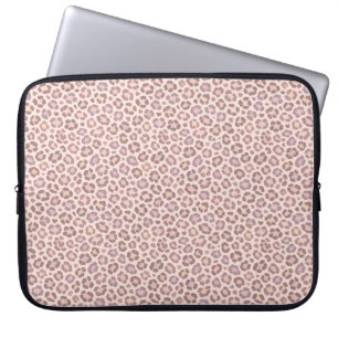 Weibliches Leopardenmuster Laptopschutzhülle