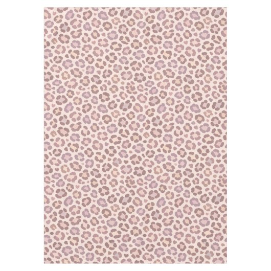 Weibliches Leopardenmuster Tischdecke (Vorderseite)