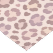 Weibliches Leopardenmuster Tischdecke (Schrägansicht)
