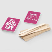 Weibliches Mädchen der feministischen Frauen ich Fächer (Non-assembled)