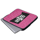 Weibliches Mädchen der feministischen Frauen ich Laptopschutzhülle (Vorne Knopf)