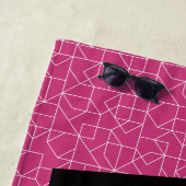 Weibliches Mädchen der feministischen Frauen ich Strandtuch (Beispiel)