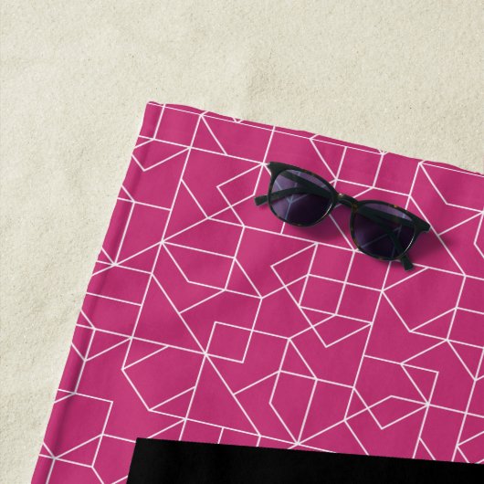 Weibliches Mädchen der feministischen Frauen ich Strandtuch (Beispiel)