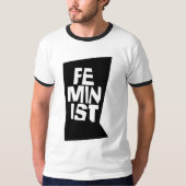 Weibliches Mädchen der feministischen Frauen ich T-Shirt (Vorderseite)