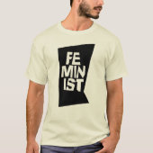 Weibliches Mädchen der feministischen Frauen ich T-Shirt