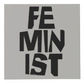 Weibliches Mädchen der feministischen Frauen ich Würfel (Vorderseite)