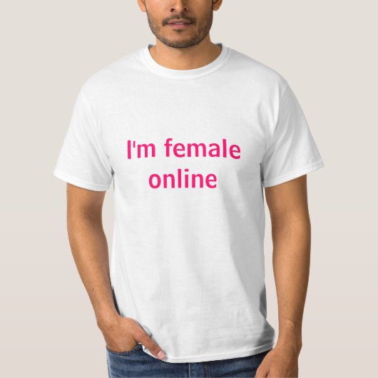 Weibliches on-line T-Shirt (Vorderseite)
