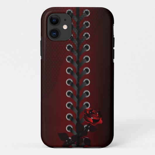 Weibliches Retro Spitze-Korsett Case-Mate iPhone Hülle (Rückseite)
