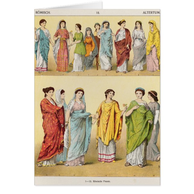 Weibliches römisches Kleid (Vorne)