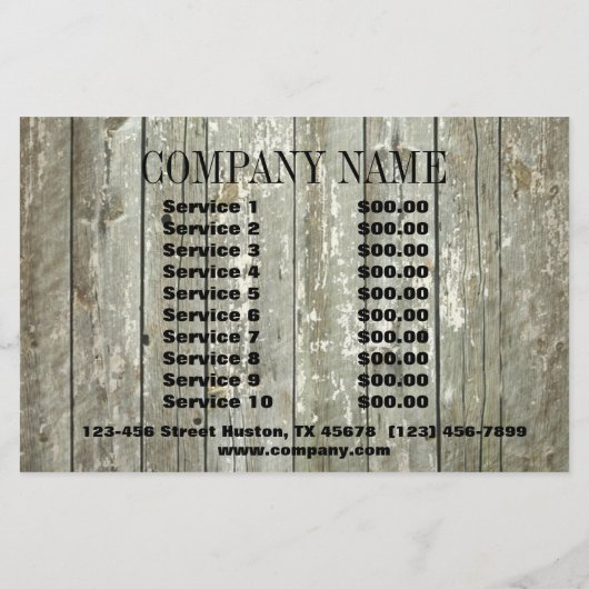 Weibliches, schwarzes Spitzenholz Flyer (Hinten)