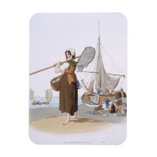 Weibliches Shrimper, "vom Kostüm von Magnet