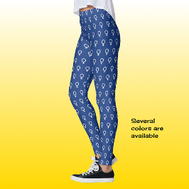 Weibliches Symbol blau Leggings