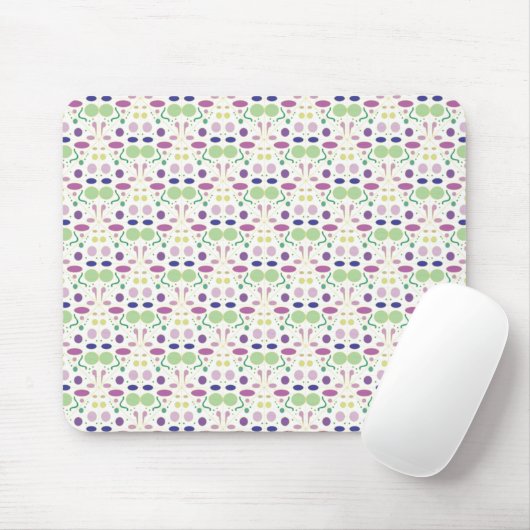 Weibliches und hübsches Polka-Punkt-Muster Mousepad (Mit Mouse)