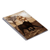 Weibliches Zentaur-Notizbuch Notizblock (Rechte Seite)