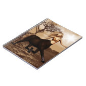 Weibliches Zentaur-Notizbuch Notizblock (Linke Seite)