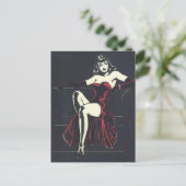 Weiblichkeit der 40er Jahre Postkarte (Stehend Vorderseite)