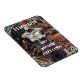 Weiblichkeit Flexibles Foto Magnet mit Wald (Rechte Seite)