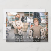 Weiblichstes Jahr für Urlaub - Foto Feiertagskarte (Vorderseite)