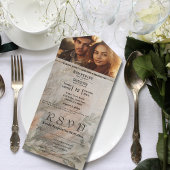 Weich Abstraktes botanisches Graugrün Minimalistis All In One Einladung