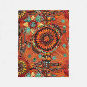 Weich Aquamarine "Intricate Echoes" Gemütliches Fl Fleecedecke