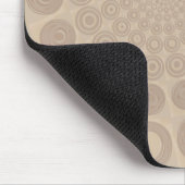 Weich Beige gewundenes Mousepad (Ecke)