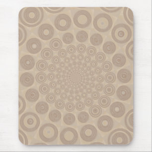Weich Beige gewundenes Mousepad