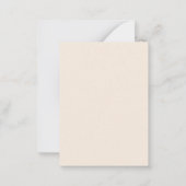 Weich beige mit pastellfarbenen Blumen und Ramadan Mitteilungskarte (Rückseite)