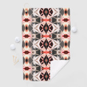 Weich bis dunkel rapport, rötlicher Lachs bis grau Golfhandtuch (Insitu)