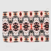 Weich bis dunkel rapport, rötlicher Lachs bis grau Golfhandtuch (Horizontal)